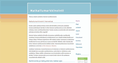 Desktop Screenshot of matkailumarkkinointi.com